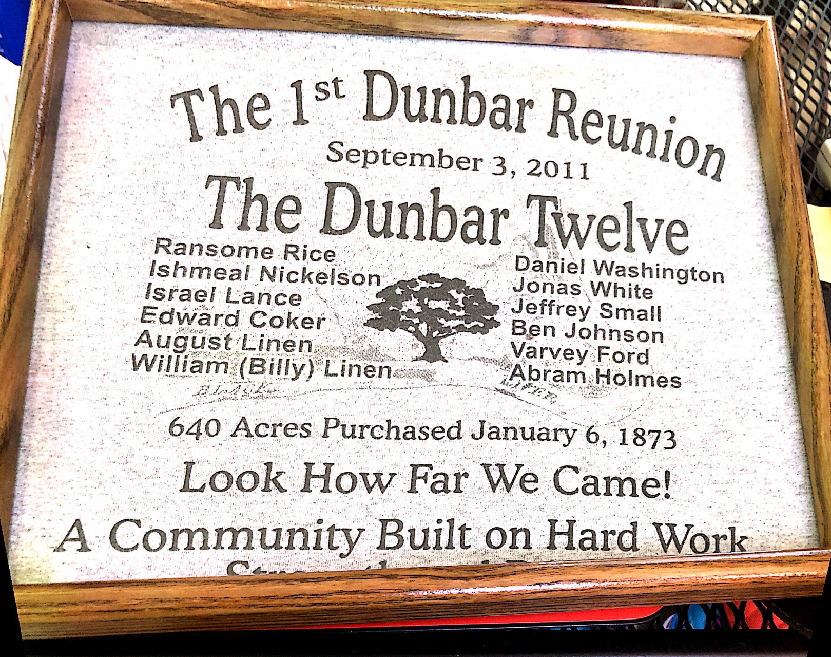 The Dunbar Twelve